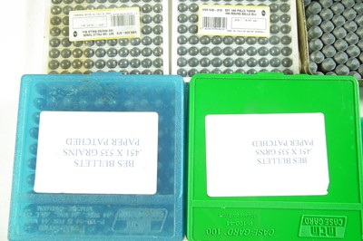 Lot 246 - Cast lead muzzle loading bullets