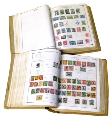 Lot 95 - General all-world collection in two Scott International albums