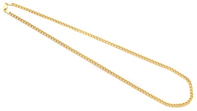 Lot 60 - A 9ct gold chain necklace