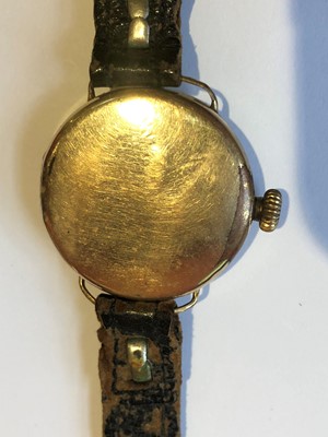 Lot 206 - A gold plated Omega watch