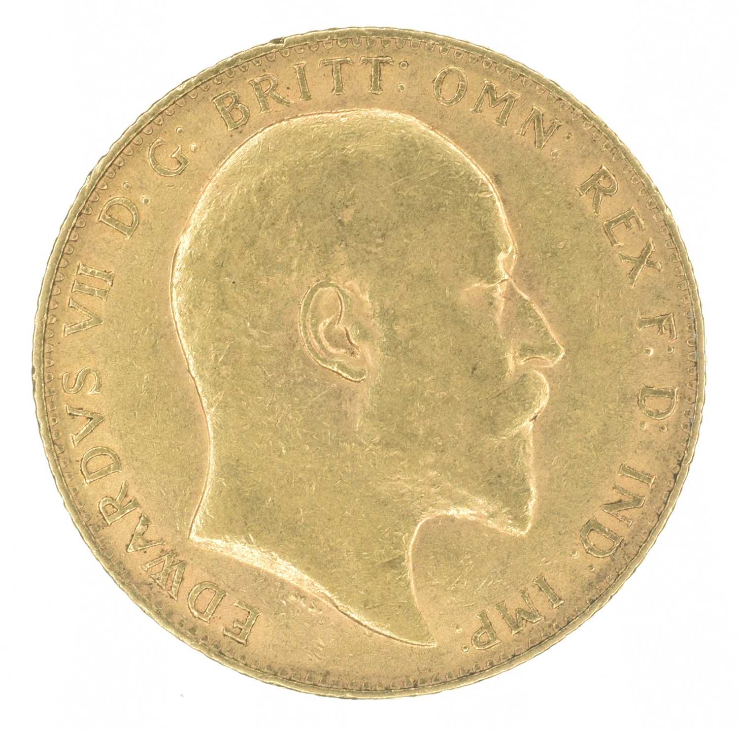 Lot 96 - King Edward VII, Sovereign, 1906, London Mint.