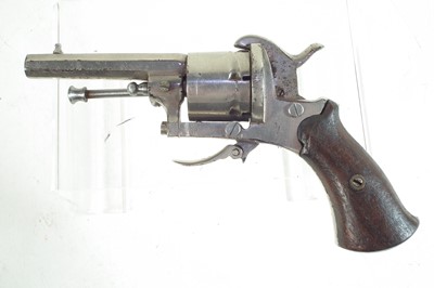 Lot 14 - Belgian Pinfire revolver