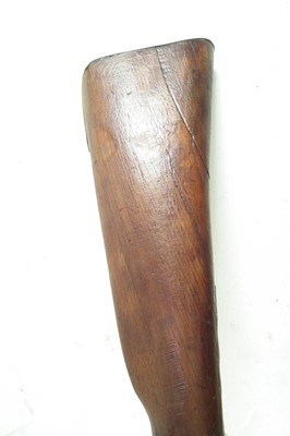 Lot 121 - Percussion carbine with spring bayonet