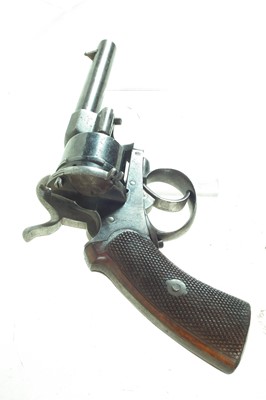Lot 7 - Belgian pinfire revolver