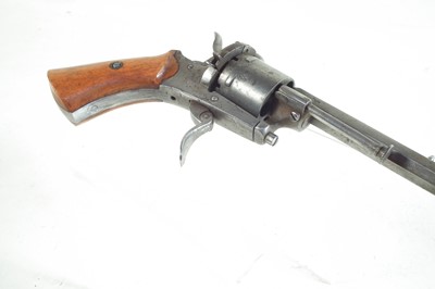 Lot 11 - Belgian pinfire revolver