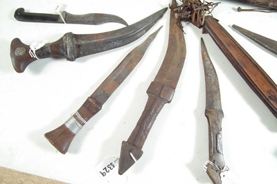 Lot 208 - Collection of African and Persian daggers