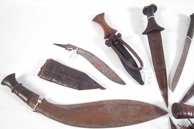 Lot 208 - Collection of African and Persian daggers