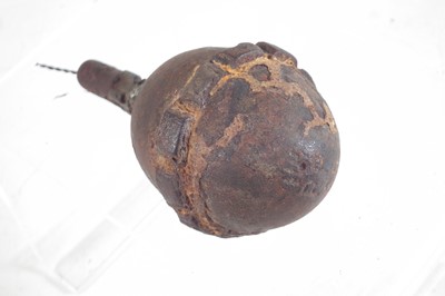 Lot 301 - Inert WW1 German Egg grenade
