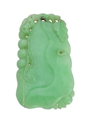 Lot 90 - A jade carving