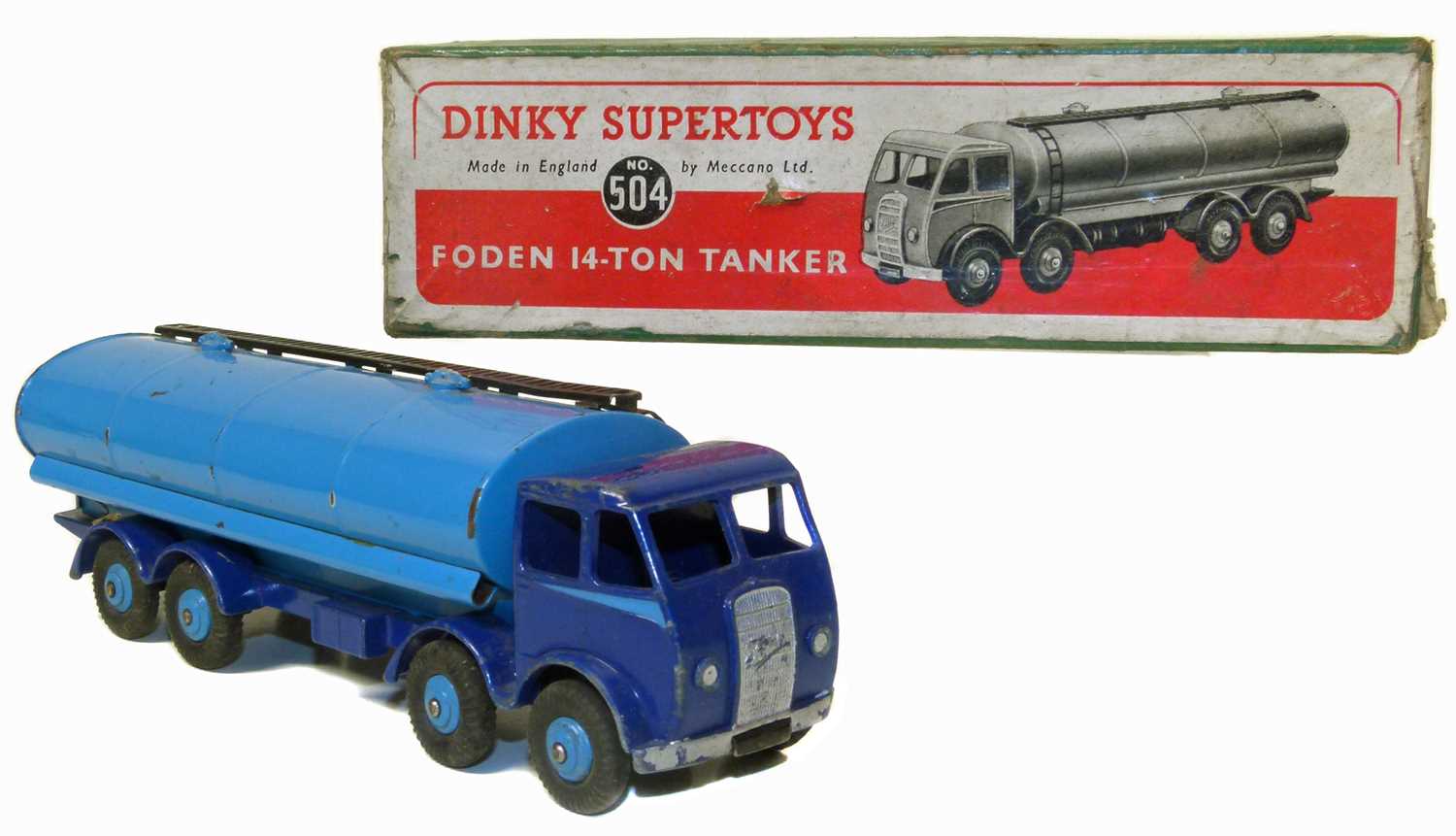 Lot 117 - Dinky Supertoys, Foden 14-Ton tanker No. 504 with original box.