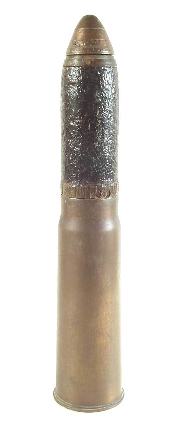 Lot 316 - Composed 13 lb shrapnel shell