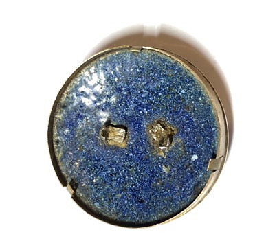 Lot 36 - A diamond and enamel jewellery component