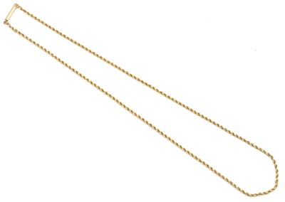 Lot 76 - A 15ct gold chain necklace