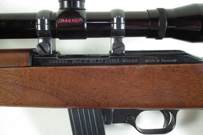 Lot 66 - Erma .22 M1 Carbine semi automatic rifle