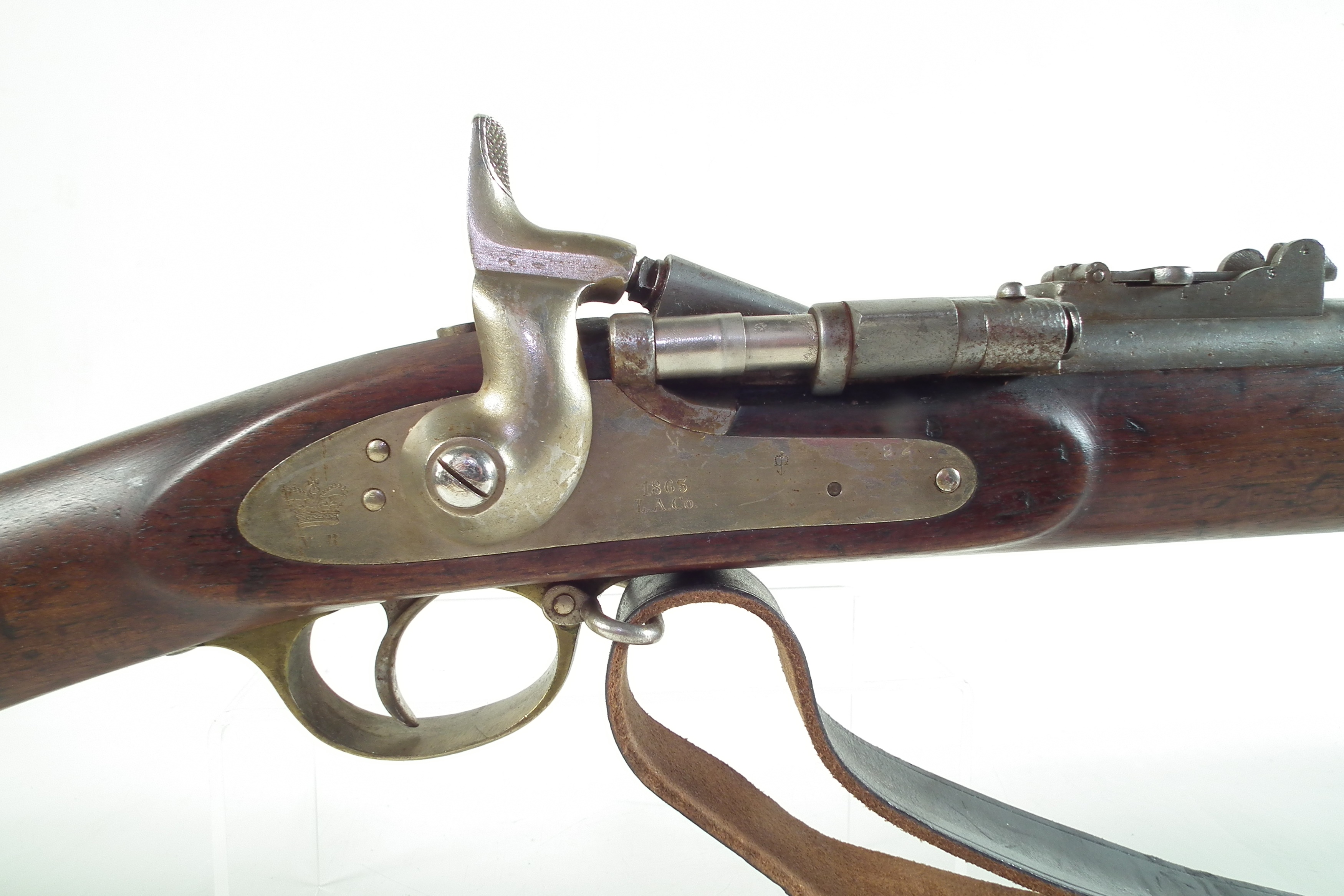 Lot 67 - Snider Enfield .577 three band rifle,