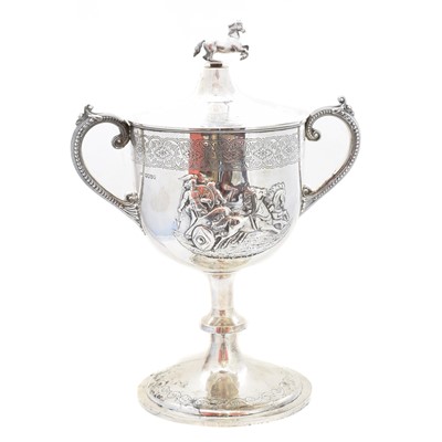 Lot 210 - A Victorian silver trophy
