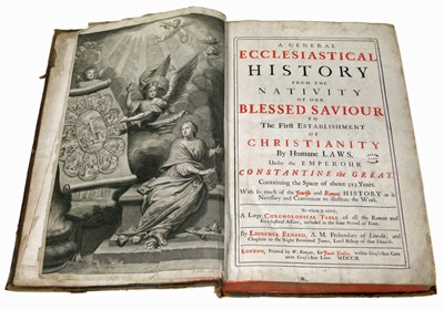 Lot 78 - ECHARD (Laurence) A General Ecclesiastical History.., London, 1702.