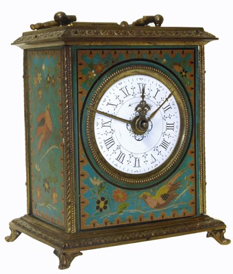 Lot 326 - Early 20th-century French tabletop alarm clock