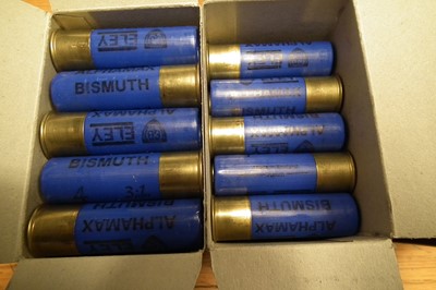 Lot 205 - 75 Eley Alphamax 16 bore Bismuth shot cartridges