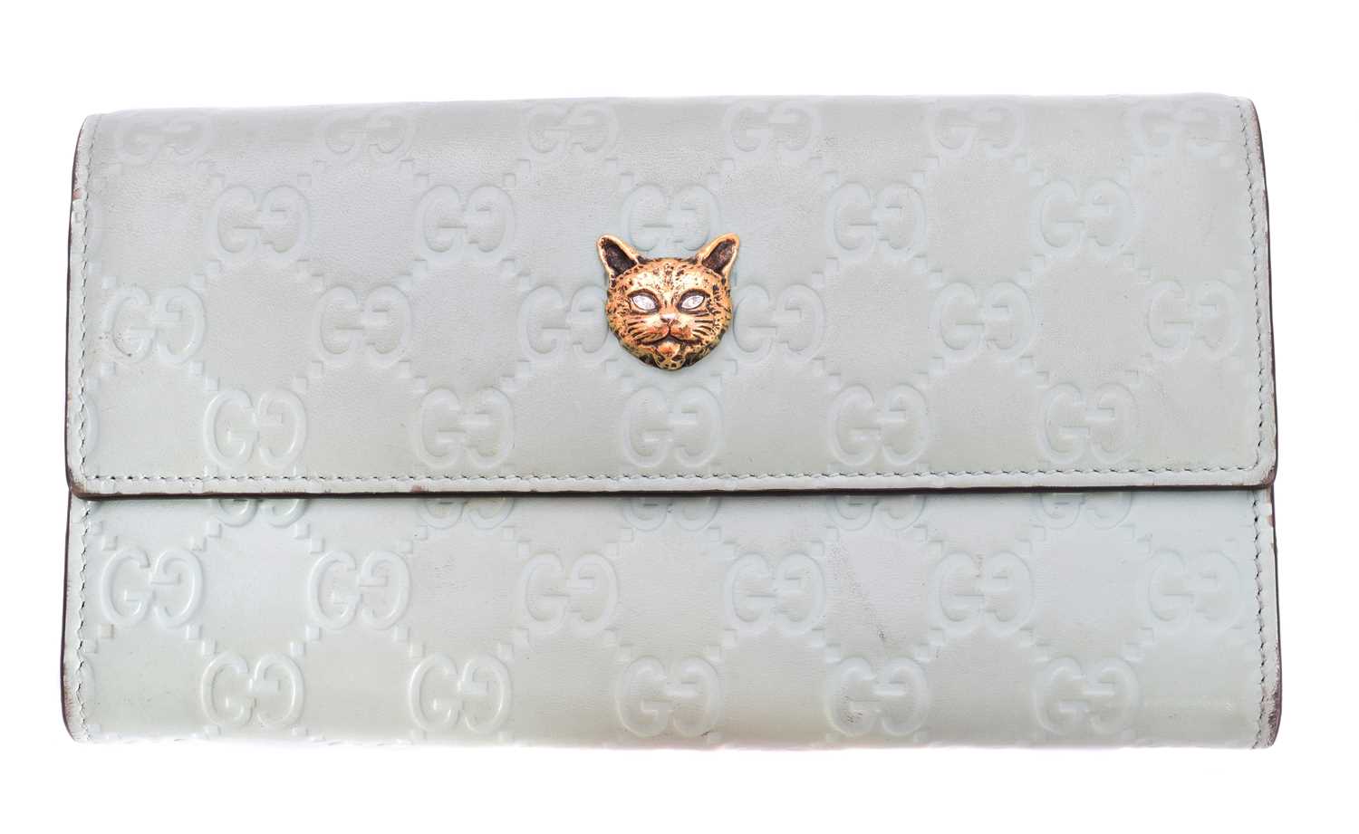 Lot 66 - A Gucci Cat Head Continental Wallet
