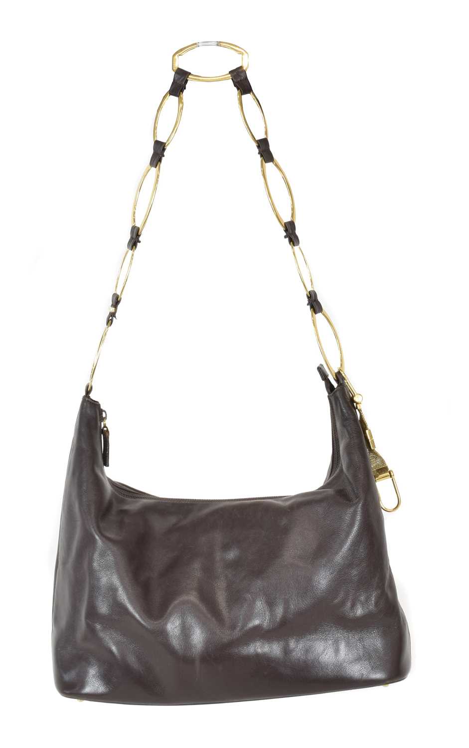 Lot 86 - A Gucci brown hobo handbag