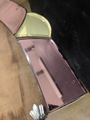 Lot 219 - Art Deco overmantel mirror