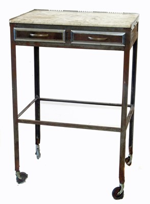 Lot 213 - 20th-century medical table