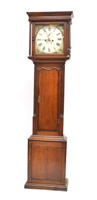 Lot 320 - George III longcase clock
