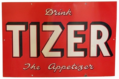 Lot 45 - Tizer advertising Enamel sign