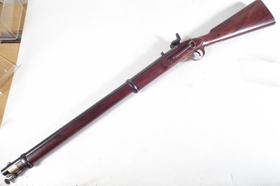 Lot 119 - Indian percussion 20th century smoothbore percussion carbine / shotgun