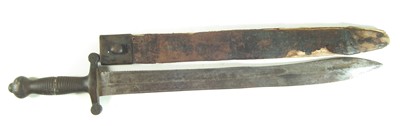 Lot 375 - Russian 1834 short sword with scabbard