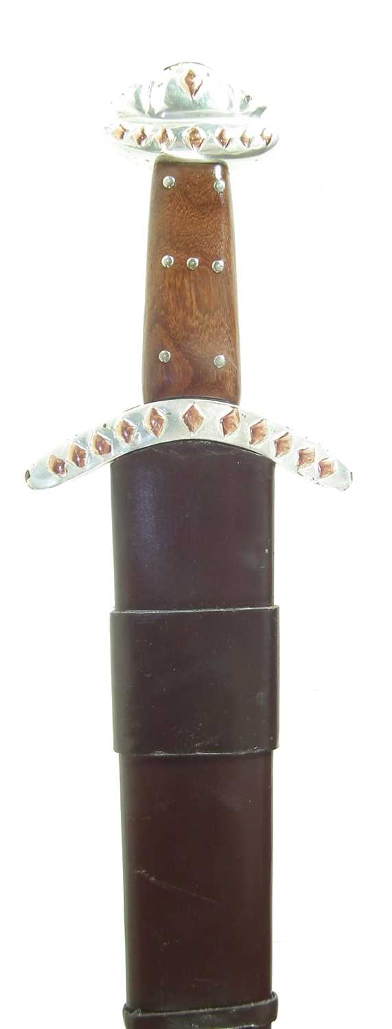 Lot 354 - Modern replica of a Saxon Housecarls sword and scabbard