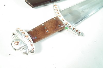 Lot 354 - Modern replica of a Saxon Housecarls sword and scabbard