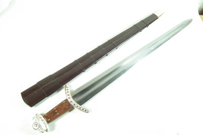 Lot 354 - Modern replica of a Saxon Housecarls sword and scabbard