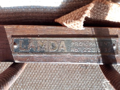 Lot 208 - 1930's Lamda oak framed single armchair