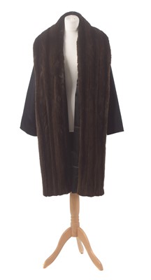 Lot 133 - A cashmere and fur coat by Maxmara