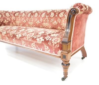 Lot 390 - Edwardian upholstered couch