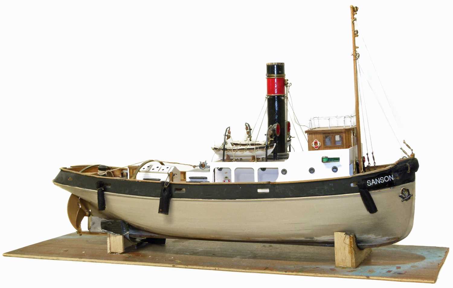 Lot 59 - Scale model of a tug boat 'Sanson'.