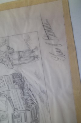 Lot 472 - Collection of original pencil sketches by Charles C Stadden (1919-2002)