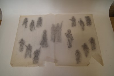 Lot 472 - Collection of original pencil sketches by Charles C Stadden (1919-2002)