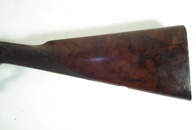 Lot 97 - E. M Reilly cased 12 bore side by side shotgun