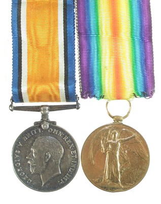 Lot 285 - WWI British War Medal 1914-1918, and Victory Medal