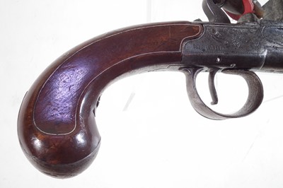 Lot 25 - Queen Anne Flintlock pistol by Richards