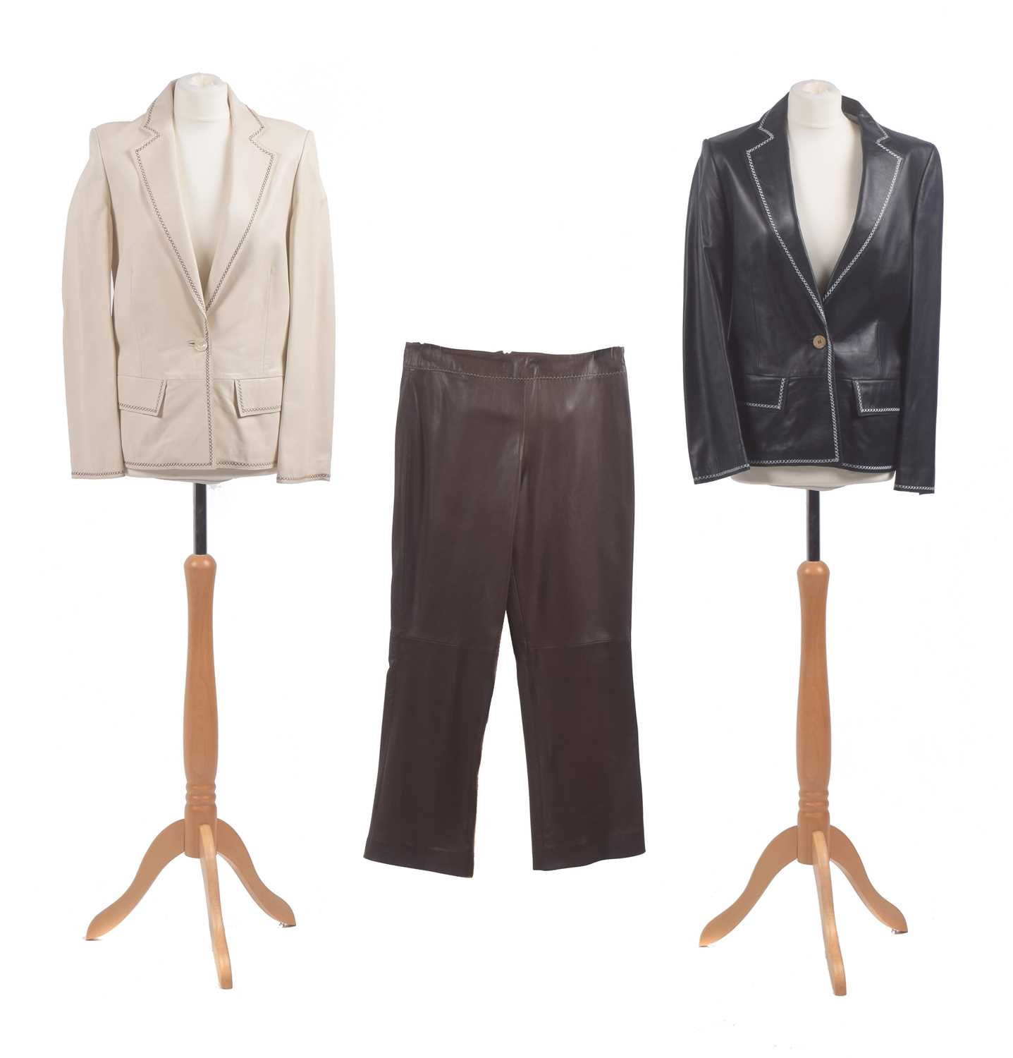 Lot 2 - A selection of leather clothing by Mulberry