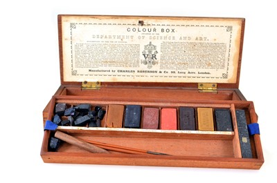 Lot 339 - A Victorian Charles Roberson & Co. Watercolour Box