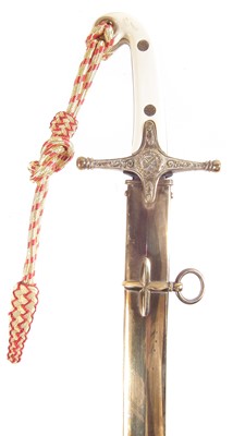 Lot 367 - Modern replica of a Mameluke dress sword and scabbard