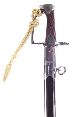 Lot 370 - Modern replica of a 1794 Light Dragoon sabre and scabbard