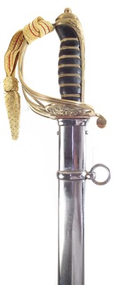 Lot 372 - Modern replica of a 1822 pattern sword and scabbard