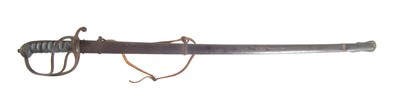 Lot 334 - 1822 Artillery officer's sword and scabbard