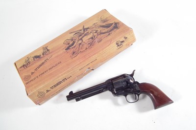 Lot 16 - Uberti .44 cattleman black powder muzzle loading revolver, serial number U42296